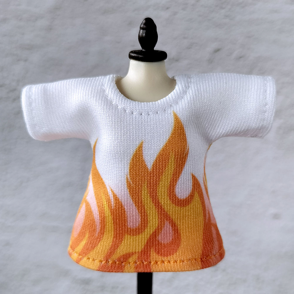 6.炎-ホワイト×オレンジ