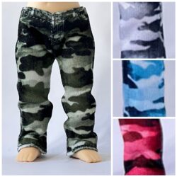 なんちゃってデニムパンツ<br>【ユーズド風カモフラ】